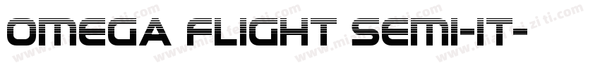 Omega Flight Semi-It字体转换